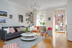 Swedish living room interior