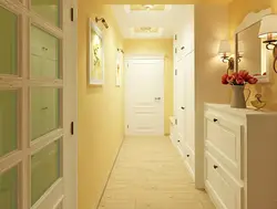 Hallway design in colors