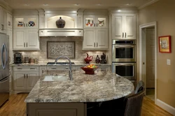 Kitchen interior countertop