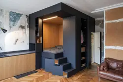 Дизайн студии со спальным местом