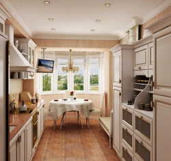 Kitchen With Two Entrances Design