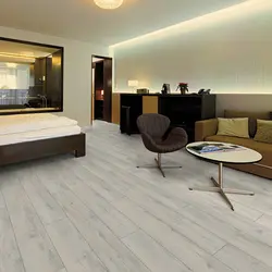 Laminate flooring in the bedroom photo