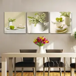 Paintings for kitchen interior on the wall