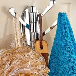Крючки в ванной для полотенец в интерьере
