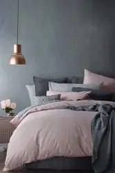 Серый И Розовый Цвет В Интерьере Спальни