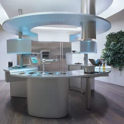 Round kitchen interior design
