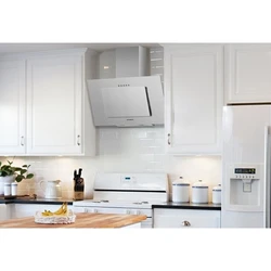 White Kitchen Hood Photo