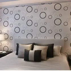 Wallpaper Balls In The Bedroom Interior