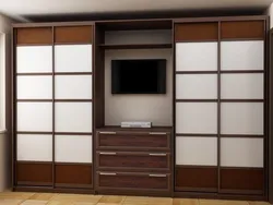 Wardrobe With TV In The Bedroom Photo