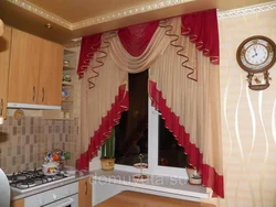 Curtains For The Kitchen In A Modern Style, Two-Tone Short Photos