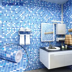 Bathtub With Self-Adhesive Panels Photo Design