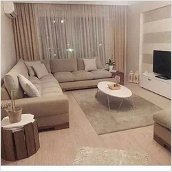 Small Living Room Design With Corner Sofa