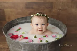 Milk bath photo