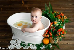 Milk bath photo