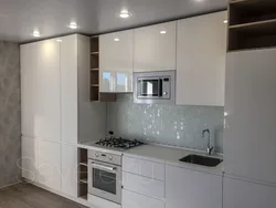 Kitchen Design With Photo Gas Boiler And Refrigerator