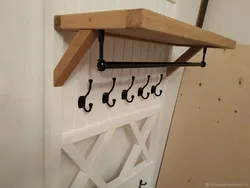 Do-It-Yourself Wall-Mounted Clothes Hanger For The Hallway Photo