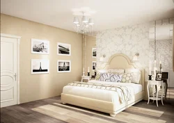 Wallpaper For Light Furniture In The Bedroom Photo
