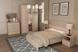 Wallpaper for light furniture in the bedroom photo