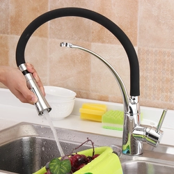 Flexible kitchen faucet photo