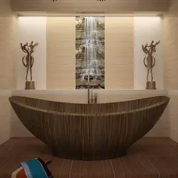Bath tile panel photo