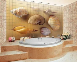 Панно плитки в ванну фото