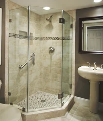 Shower cabins instead of bathtubs photo