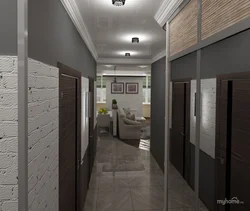 Кухня без двери дизайн в коридор