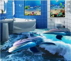 Фото ванной с дельфинами