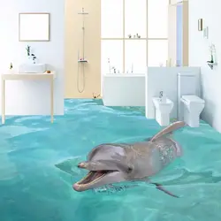 Delfinlərlə vanna şəkli