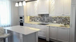 Combination Of Countertop And Apron In The Kitchen Photo For A White Kitchen