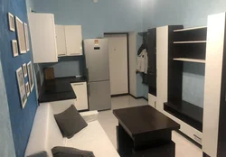 Дизайн комнаты в общежитии 12 кв м с кухней
