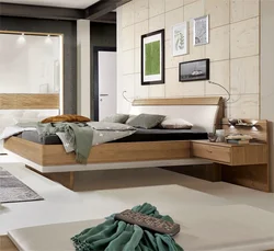 Floating Bed In The Bedroom Interior