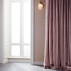 Dusty rose curtains for the bedroom photo