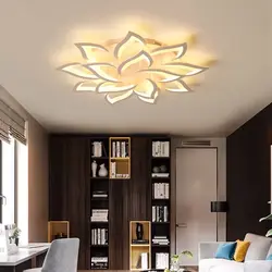 LED Chandeliers For Suspended Ceilings In The Living Room Photo