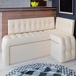 Kitchen sofa with sleeping place photo