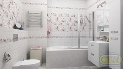Shabby Tiles In The Bathroom Interior