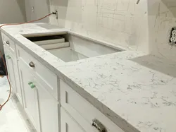 Мрамор марквина синий столешница в интерьере кухни
