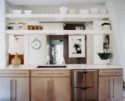 Kitchen Top With Shelf Photo