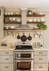 Kitchen Top With Shelf Photo