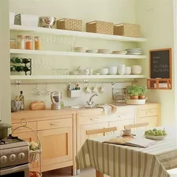 Kitchen top with shelf photo