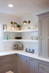 Kitchen top with shelf photo