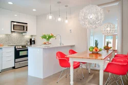 Chandeliers for a small kitchen photo