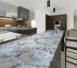 Countertop Аз Санги Сунъӣ Дар Дохили Ошхона