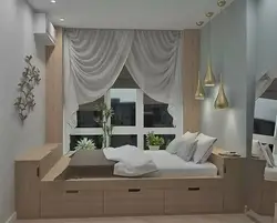 Bedroom design with podium
