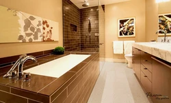 Photo Of Bathroom Tiles In Warm Colors