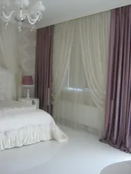 Curtain Design For Bedroom With White Furniture