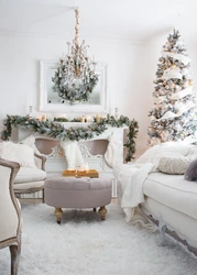 Winter living room photo