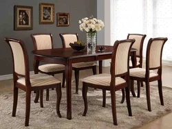 Beautiful dining tables and chairs for the living room photo