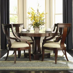 Beautiful dining tables and chairs for the living room photo