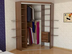 Corner Hallway Wardrobes Filling Photo